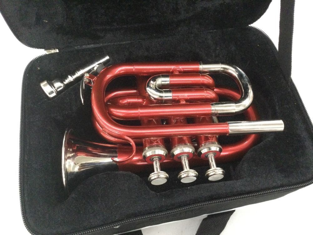 Pocket Trumpet - Paint Peeling on Inside - Image 2 - Lot 522
