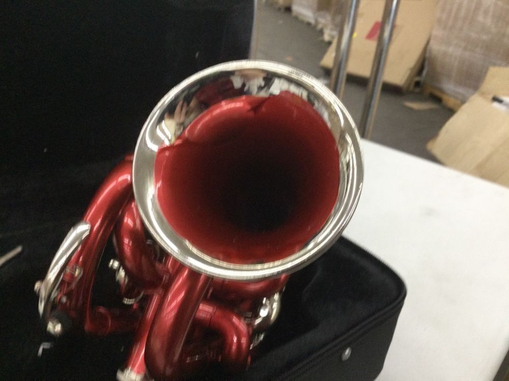 Pocket Trumpet - Paint Peeling on Inside - Image 3 - Lot 522