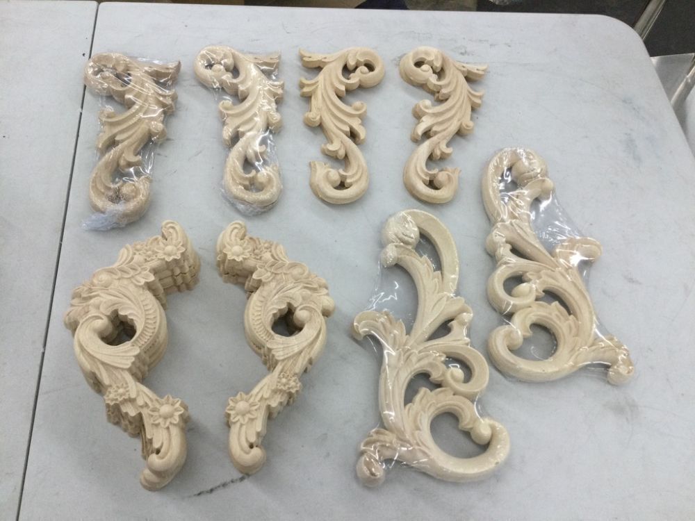 Unfinished Wood Appliques, 20 pc - Image 1 - Lot 251