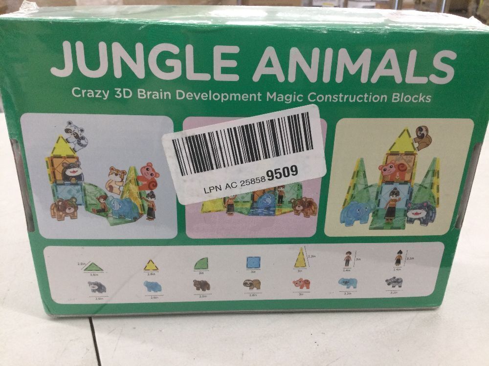 Jungle Animals Magnetic Tiles Set - Image 3 - Lot 359