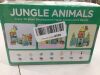 Jungle Animals Magnetic Tiles Set - Thumbnail 3