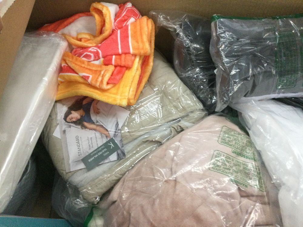 Coffin Box of Pillows, Bedding & Other Household Linens - Uninspected - Image 6 - Lot 360