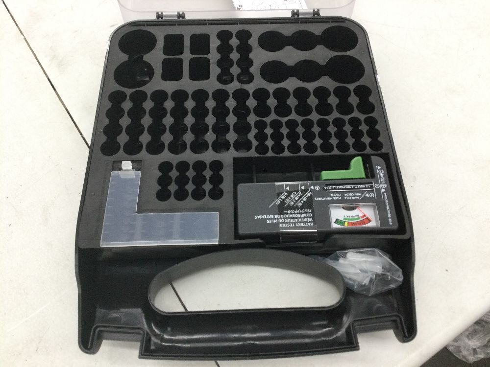 Amazon Basics Battery Organizer with Battery Tester - Image 2 - Lot 455