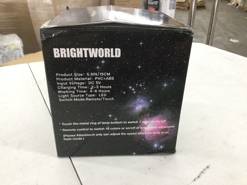 BRIGHTWORLD RGB Galaxy Moon Lamp 5.9" - Image 5 - Lot 552
