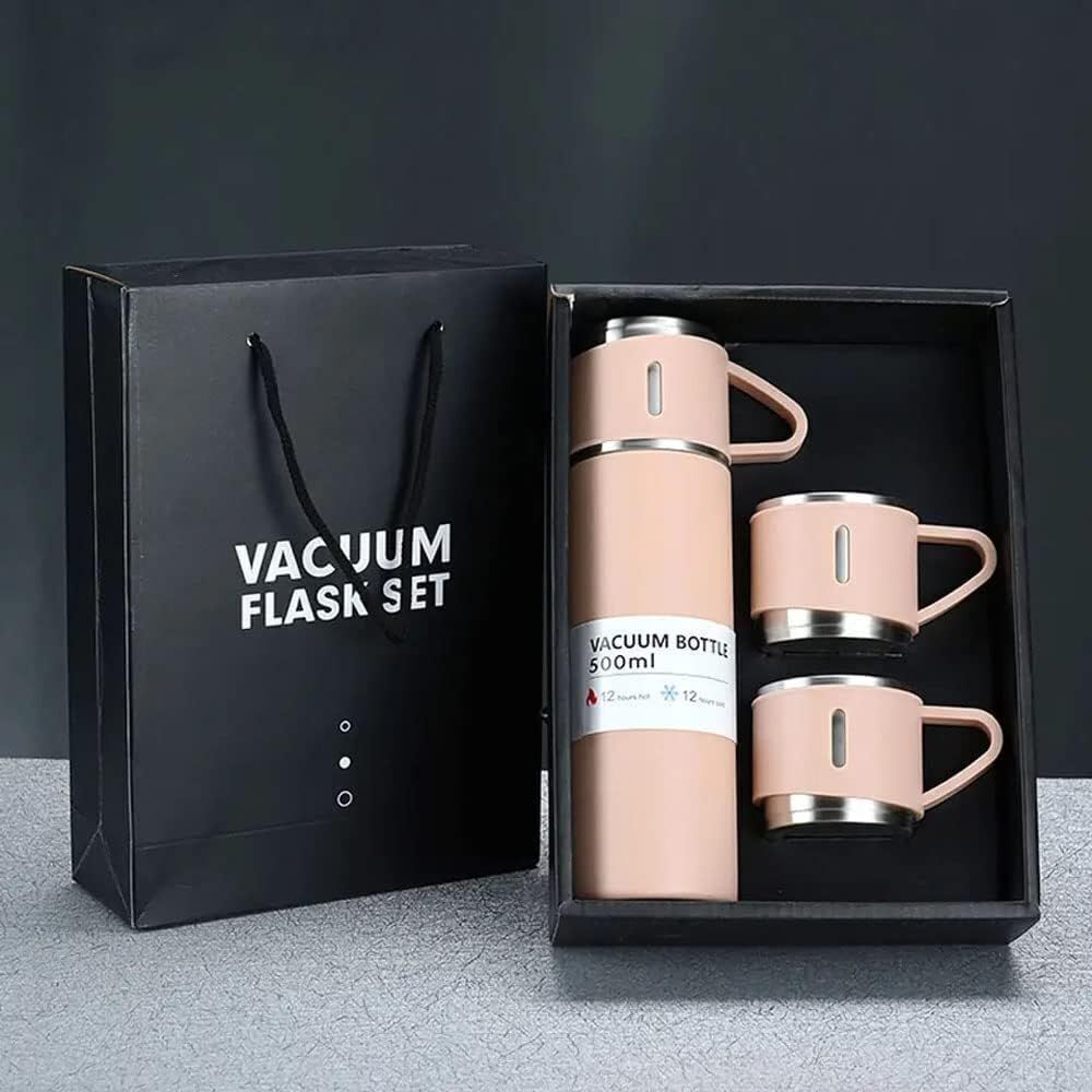 Vacuum Insulated Flask Set with 2 Cups - Image 1 - Lot 555