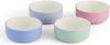 Elk and Friends Kids Porcelain Bowls with Silicone Sleeve, 4 Pack - Thumbnail 1