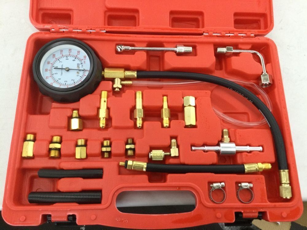 Cenforge 0-140PSI Fuel Pressure Tester Kit - Image 1 - Lot 751