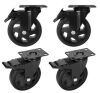 5" Lockable Swivel Caster Wheels - Thumbnail 1