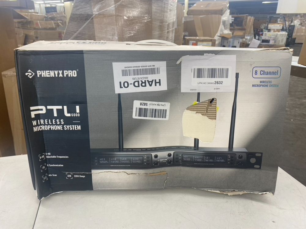 Phenyx Pro Eight-channel UHF Wireless Microphone System w/ Auto-Scan - Image 2 - Lot 52