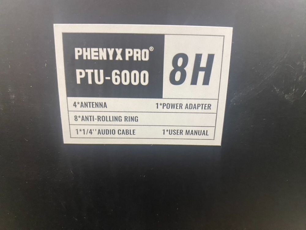 Phenyx Pro Eight-channel UHF Wireless Microphone System w/ Auto-Scan - Image 7 - Lot 52