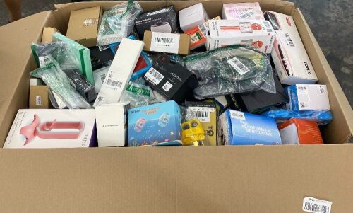 Coffin Box of Small Electronics & Accessories - Uninspected - Lot 313