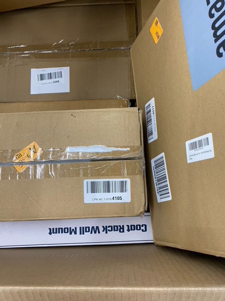 Coffin Box of Shelving & Storage - Uninspected - Image 3 - Lot 403