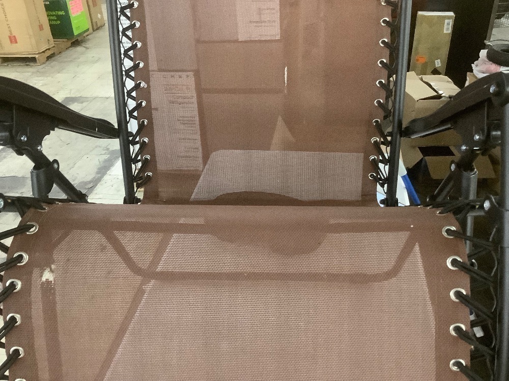 Oversized Reclining Zero Gravity Chair Lounger w/ Cup Holder, Pillow - Image 4 - Lot 183