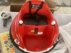 6V Kids Ride On Bumper Car Toy w/ Remote, Harness, Lights, 360 Degree Spin - Thumbnail 2