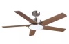 52 in. Indoor Nickel Downrod Mount Modern Ceiling Fan with Integrated LED - Thumbnail 1