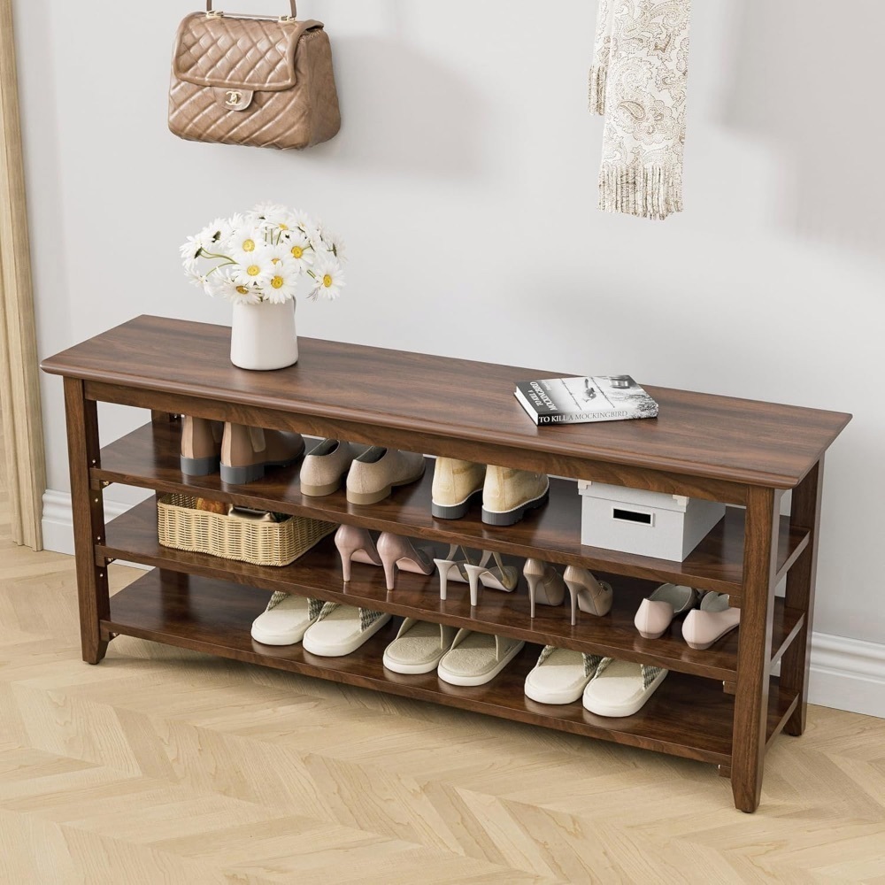 Entryway Shoe Rack Bench - Image 1 - Lot 187