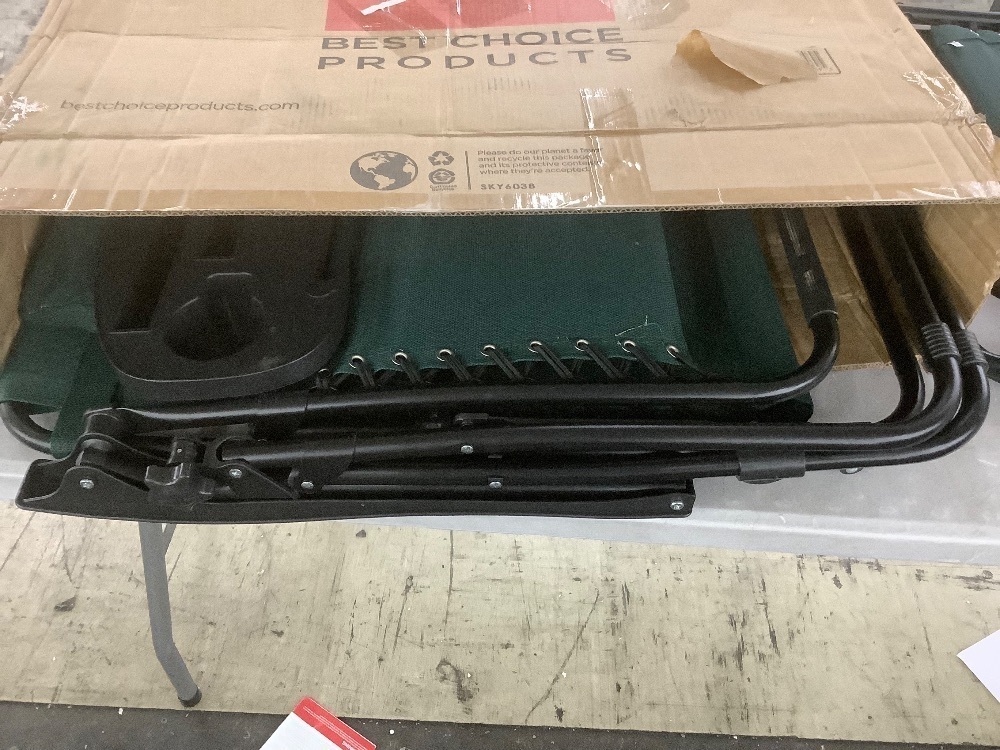 Set of 2 Adjustable Zero Gravity Patio Chair Recliners w/ Cup Holders - Image 2 - Lot 195