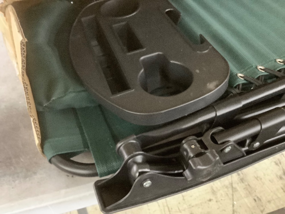 Set of 2 Adjustable Zero Gravity Patio Chair Recliners w/ Cup Holders - Image 3 - Lot 195