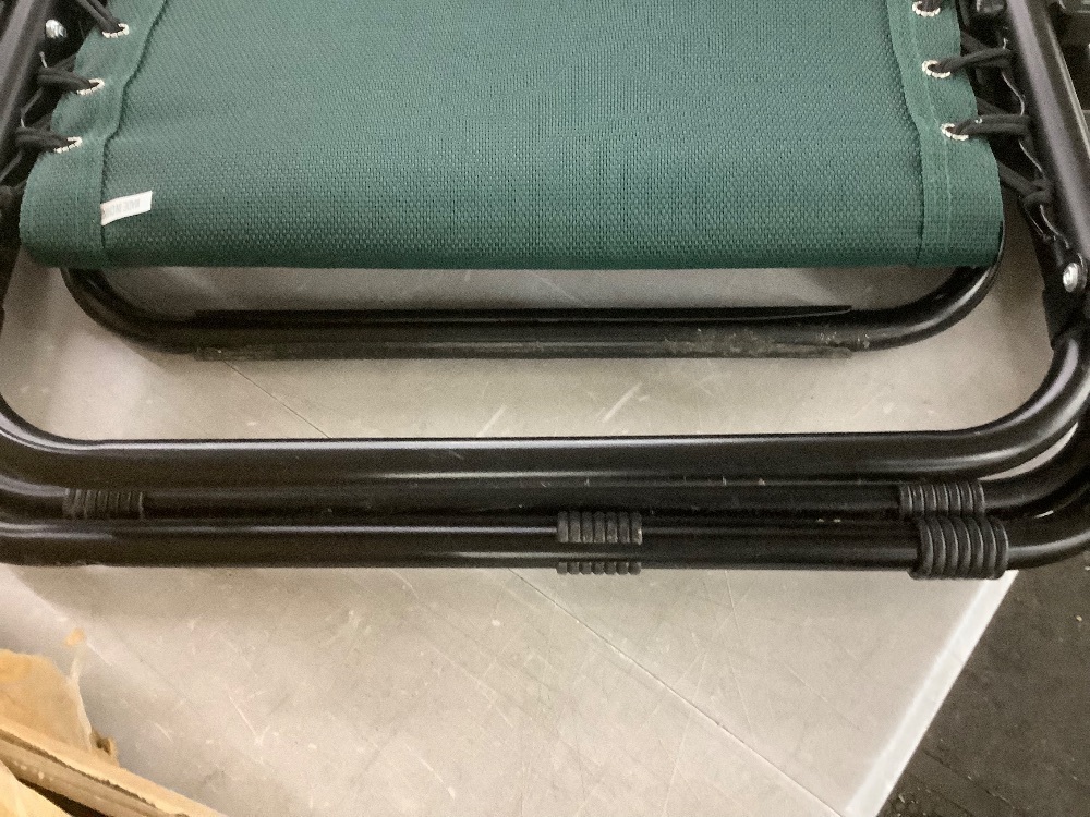 Set of 2 Adjustable Zero Gravity Patio Chair Recliners w/ Cup Holders - Image 4 - Lot 195