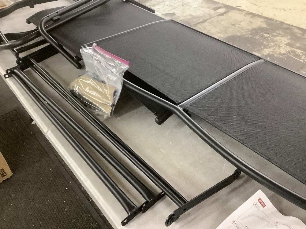 2-Person Patio Loveseat Swing Glider, Bench Rocker w/ Armrests - Image 4 - Lot 197