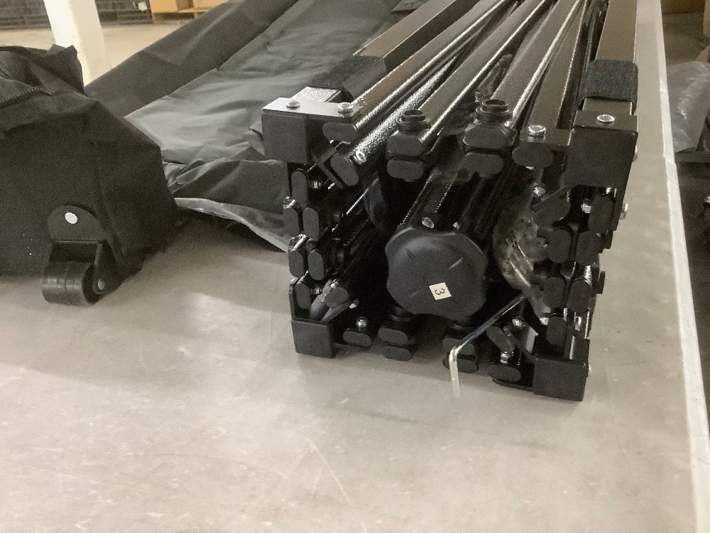 One-Person Setup Instant Pop Up Canopy w/ Case, 4 Weight Bags - 10x10ft - Image 5 - Lot 200