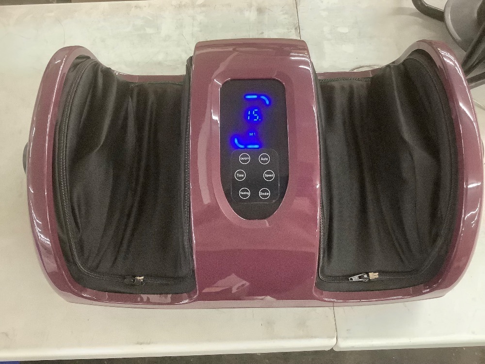 Reflexology Shiatsu Foot Massager w/ High-Intensity Rollers, Remote Control - Image 3 - Lot 281