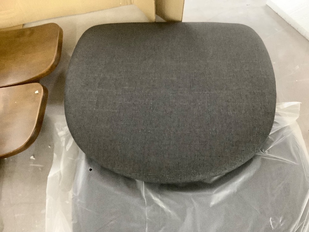 2-Piece Farmhouse Counter Height Bar Stool Set w/ Cushioned Seat, Backrest - Image 3 - Lot 283