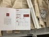 Large Water Hyacinth Double Laundry Hamper Basket w/ 2 Liner Bags - Thumbnail 5