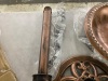 Vintage Outdoor Garden Bird Bath w/ Fleur-de-Lis Accents - Thumbnail 6