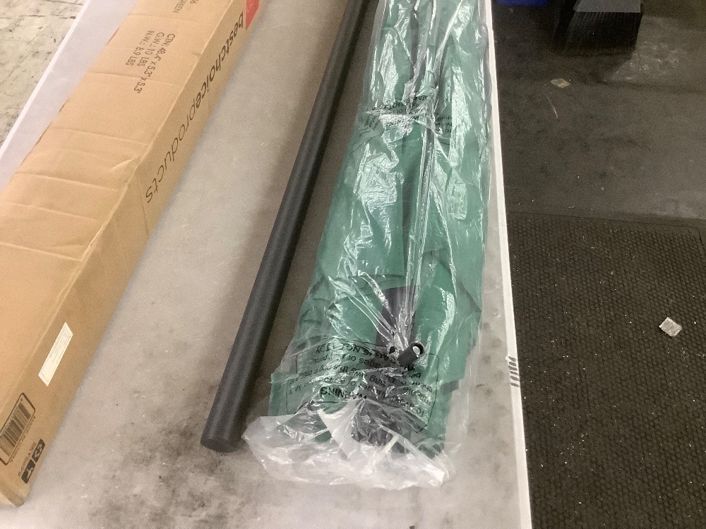 Outdoor Market Patio Umbrella w/ Push Button Tilt, Crank Lift - 7.5ft - Image 3 - Lot 782