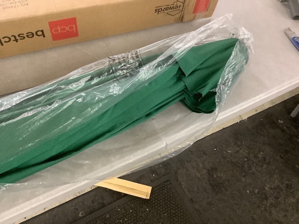 Outdoor Market Patio Umbrella w/ Push Button Tilt, Crank Lift - 7.5ft - Image 4 - Lot 782