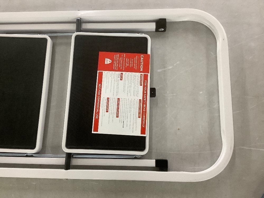 Folding Steel 4-Step Ladder w/ Hand Rail, Wide Steps, 330lbs Capacity - Image 5 - Lot 290