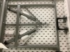 Portable Folding Plastic Dining Table w/ Handle, Lock - 4ft - Thumbnail 3