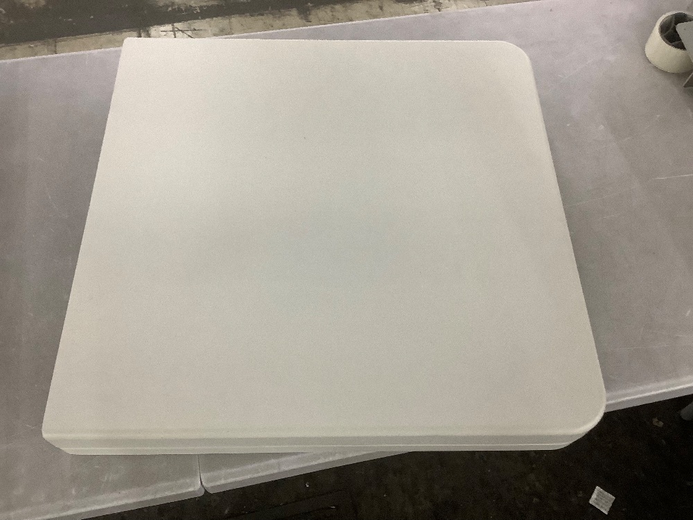 Portable Folding Plastic Dining Table w/ Handle, Lock - 4ft - Image 5 - Lot 299