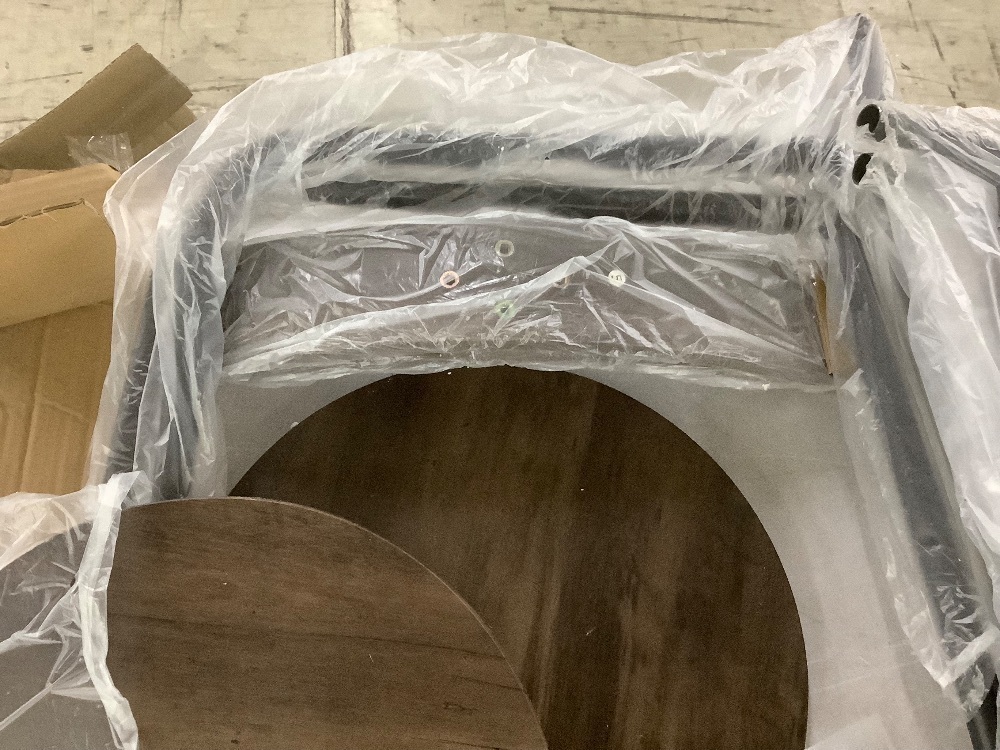 3-Piece Oval Dining Table Set, Small Kitchen Set w/ 2 Chairs - Image 5 - Lot 300