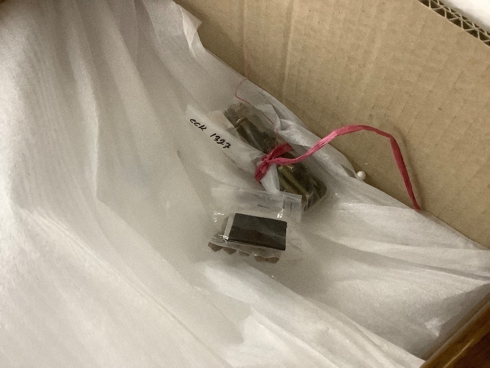 2-Piece Farmhouse Counter Height Bar Stool Set w/ Cushioned Seat, Backrest - Image 5 - Lot 396