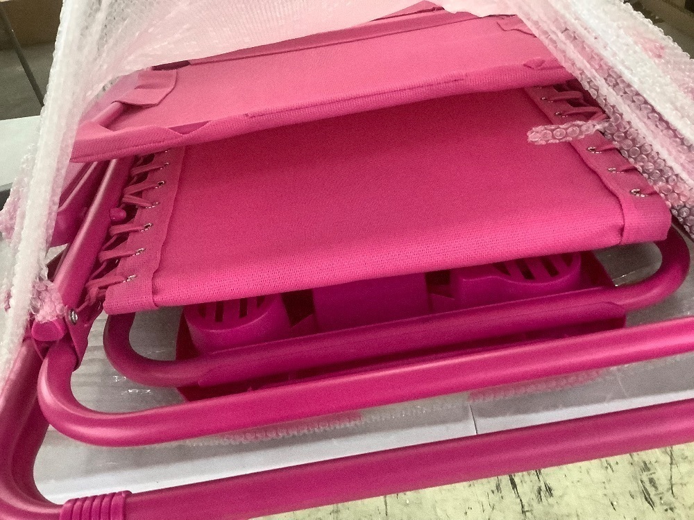 Folding Zero Gravity Recliner Patio Lounge Chair w/ Canopy, Side Tray - Image 2 - Lot 384