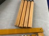 Foldable Indoor Outdoor Wooden Table w/ Carrying Case - 28x28in - Thumbnail 4