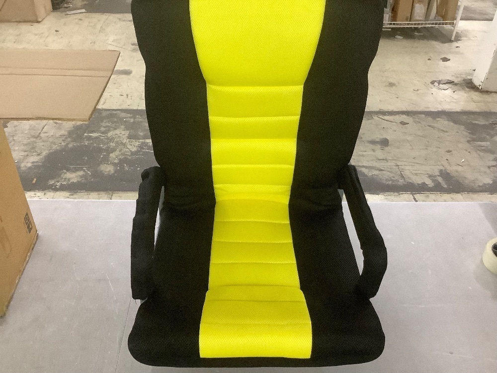 Gaming Floor Chair w/ 360-Degree Swivel, Armrest, Adjustable Backrest - Image 2 - Lot 388