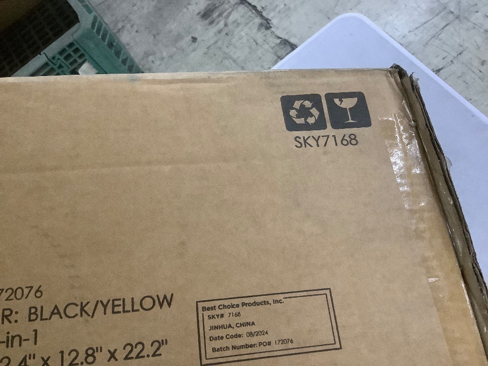 Gaming Floor Chair w/ 360-Degree Swivel, Armrest, Adjustable Backrest - Image 8 - Lot 388