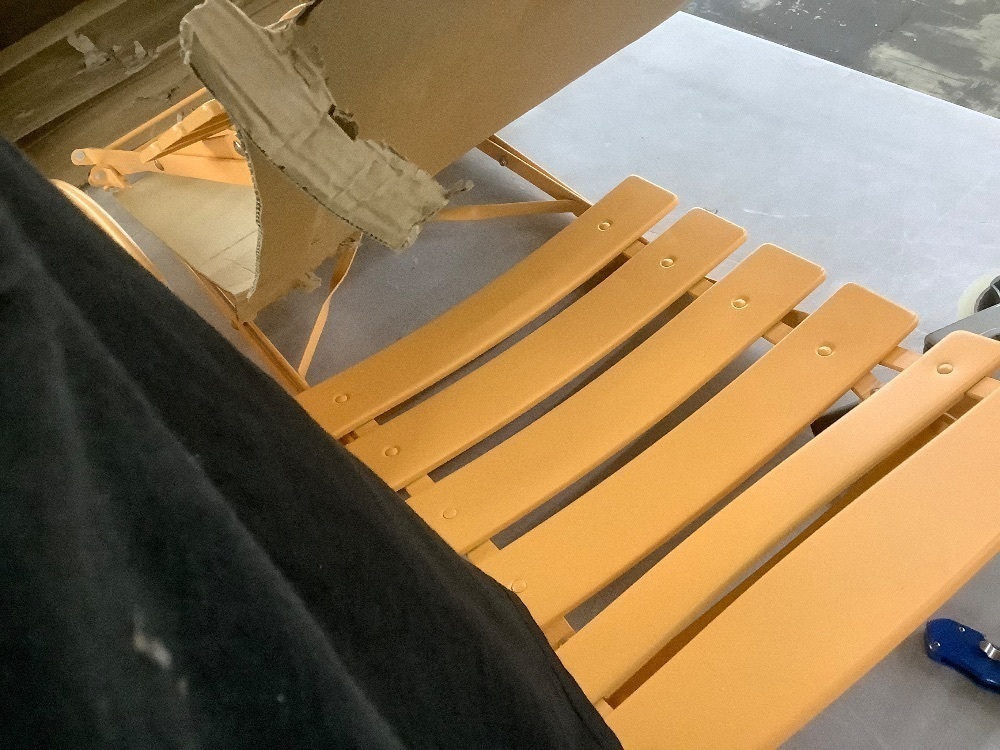 3-Piece Small Folding Patio Bistro Set w/ 2 Chairs - Image 6 - Lot 484