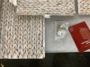 Large Water Hyacinth Double Laundry Hamper Basket w/ 2 Liner Bags - Thumbnail 7