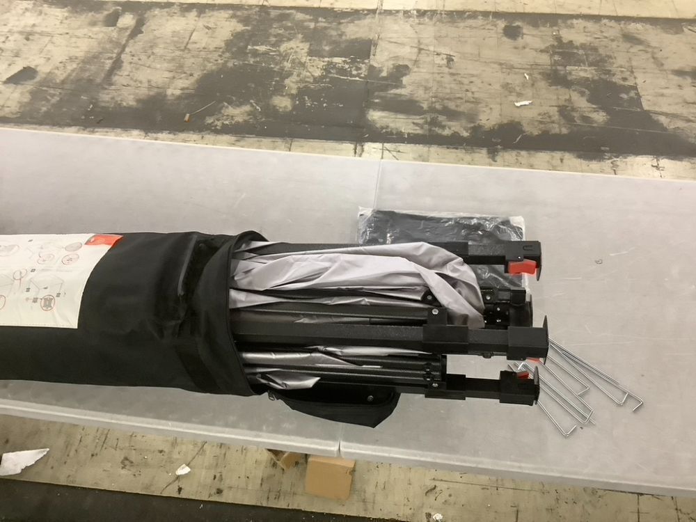 One-Person Setup Instant Pop Up Canopy w/ Case, 4 Weight Bags - 10x10ft - Image 1 - Lot 583