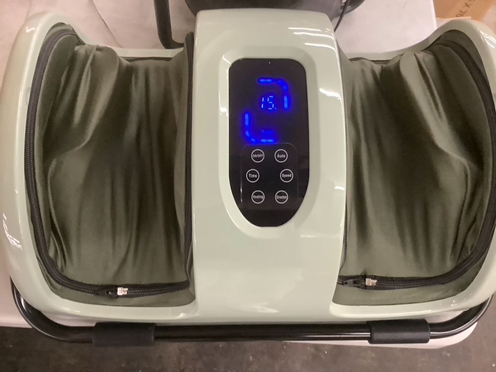 Reflexology Shiatsu Foot Massager w/ High-Intensity Rollers, Remote Control - Image 2 - Lot 499