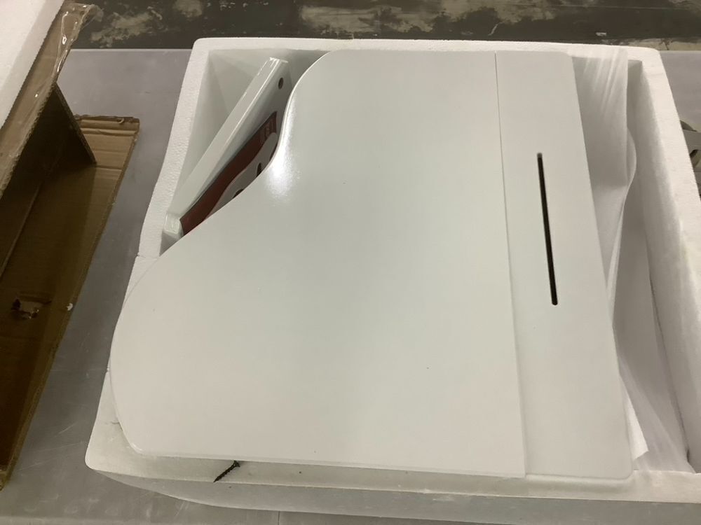 Kids Mini Wooden Grand Piano w/ Lid, Bench, Music Rack, Song Book - Image 2 - Lot 594