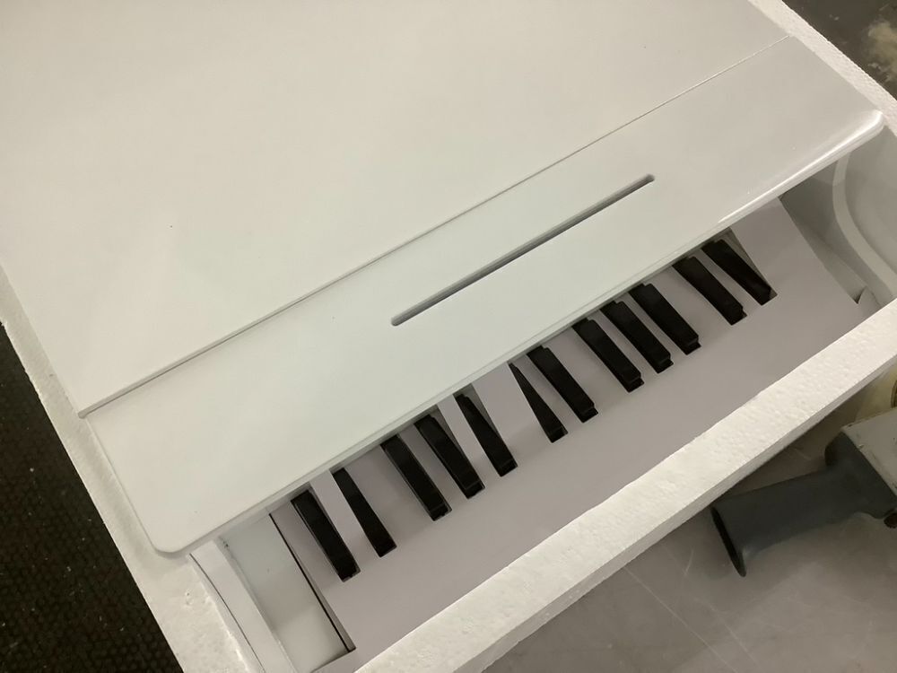 Kids Mini Wooden Grand Piano w/ Lid, Bench, Music Rack, Song Book - Image 3 - Lot 594