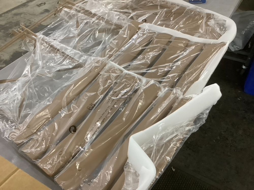 3-Piece Small Folding Patio Bistro Set w/ 2 Chairs - Image 3 - Lot 373