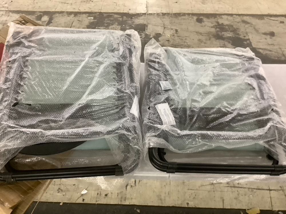 Set of 2 Adjustable Zero Gravity Patio Chair Recliners w/ Cup Holders - Image 1 - Lot 586