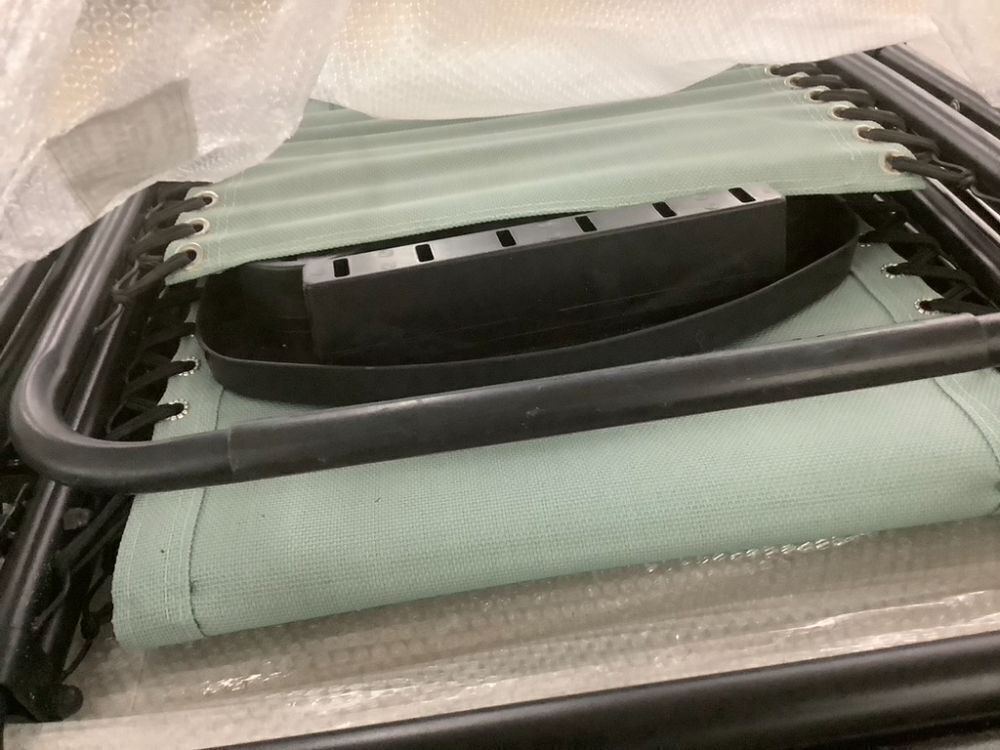 Set of 2 Adjustable Zero Gravity Patio Chair Recliners w/ Cup Holders - Image 3 - Lot 586