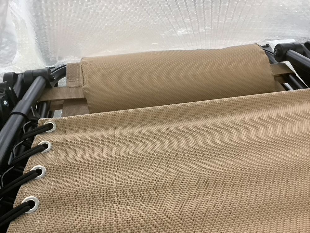 Folding Zero Gravity Recliner Patio Lounge Chair w/ Canopy, Side Tray - Image 5 - Lot 589